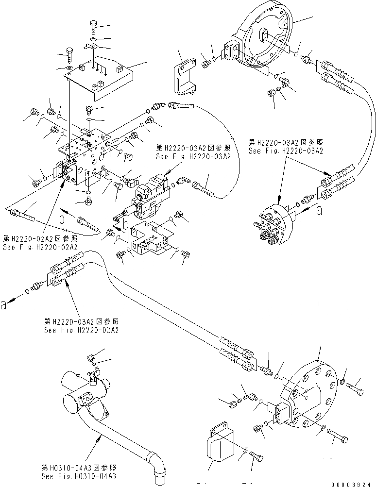 Схема запчастей Komatsu D475A-3 - ПЕРЕКОС. ОТВАЛА ЛИНИЯ (/) (ДЛЯ ДВОЙН. FAIN НАКЛОН. НАКЛОНЯЕМ. ОТВАЛ)(№7-) ГИДРАВЛИКА