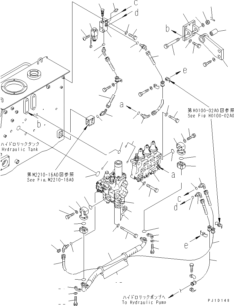 Схема запчастей Komatsu D475A-3 - ГИДРАВЛ КЛАПАН ЛИНИЯ (ДЛЯ ОТВАЛА С ДВОЙН. ПЕРЕКОСОМ) ЧАСТИ КОРПУСА