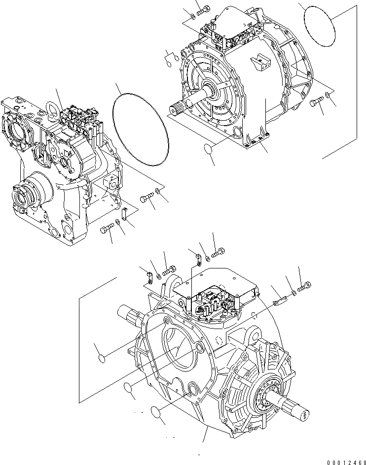 Схема запчастей Komatsu D475A-5 - СИЛОВАЯ ПЕРЕДАЧА (/) (COMPONENT) СИЛОВАЯ ПЕРЕДАЧА И КОНЕЧНАЯ ПЕРЕДАЧА