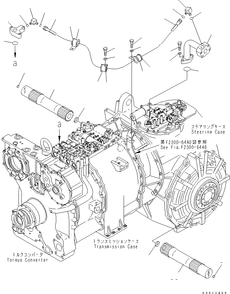 Схема запчастей Komatsu D475A-5 - СИЛОВАЯ ПЕРЕДАЧА (/) (ГИДРОТРАНСФОРМАТОР BYPASS) СИЛОВАЯ ПЕРЕДАЧА И КОНЕЧНАЯ ПЕРЕДАЧА