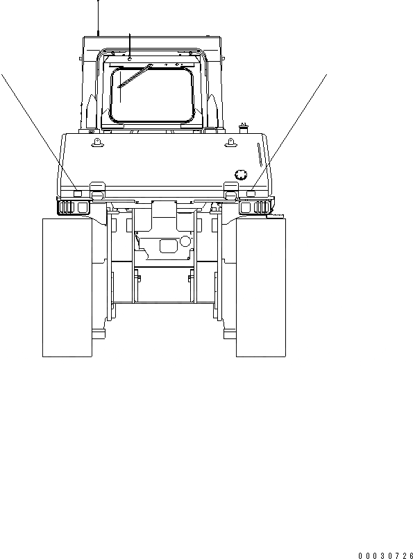 Схема запчастей Komatsu D475A-5 - МАРКИРОВКА (ЗАДН. REFRECTOR) (ДЛЯ СТРАН ЕС СПЕЦ-Я.) МАРКИРОВКА