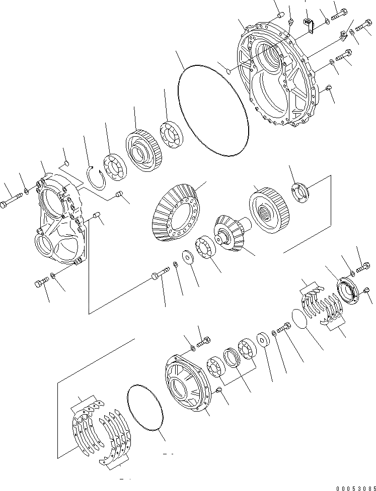 Схема запчастей Komatsu D475A-5 - РУЛЕВ. УПРАВЛЕНИЕ (/8) (ПЕРЕДАЧА И ШЕСТЕРНЯ) СИЛОВАЯ ПЕРЕДАЧА И КОНЕЧНАЯ ПЕРЕДАЧА