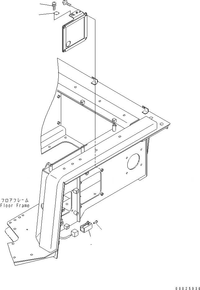 Схема запчастей Komatsu D475A-5 - BLANK ЧАСТИ (БЕЗ SSC/VHMS)(№-) КАБИНА ОПЕРАТОРА И СИСТЕМА УПРАВЛЕНИЯ