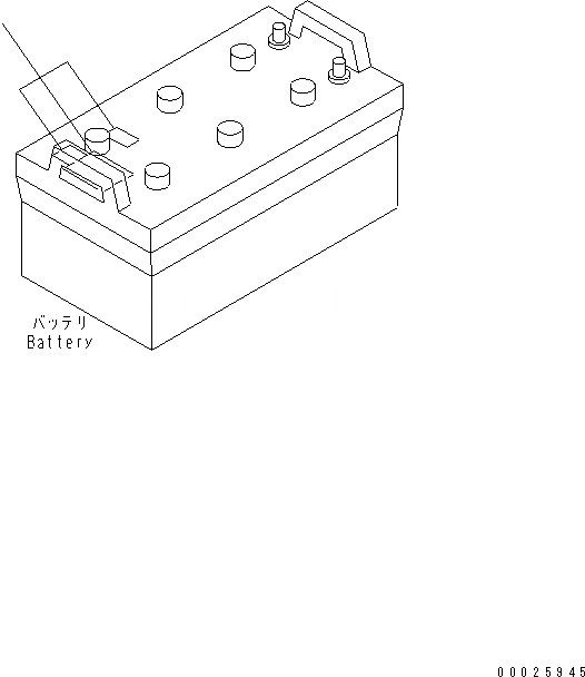 Схема запчастей Komatsu D475A-5 - АККУМУЛЯТОР (ONLY U.S.A) МАРКИРОВКА