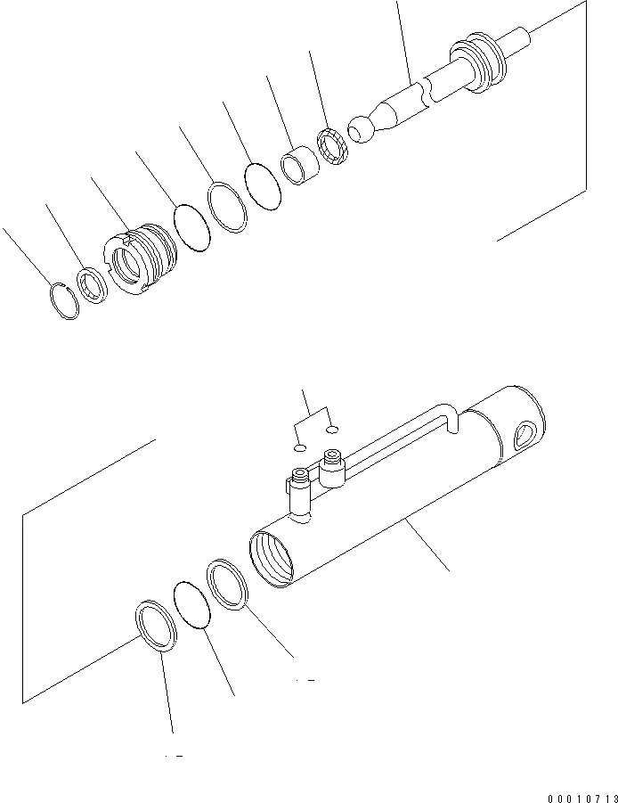 Схема запчастей Komatsu D475A-5 - ПАЛЕЦPULLER ЦИЛИНДР ОСНОВН. КОМПОНЕНТЫ И РЕМКОМПЛЕКТЫ