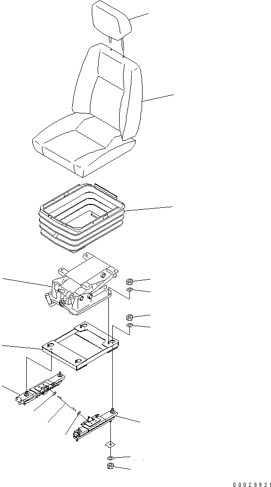 Схема запчастей Komatsu D475A-5A - СИДЕНЬЕ ОПЕРАТОРА (ТКАНЕВОЕ СИДЕНЬЕ) (ВЫС. BACK) (C ПОДГОЛОВНИКОМ) КАБИНА ОПЕРАТОРА И СИСТЕМА УПРАВЛЕНИЯ