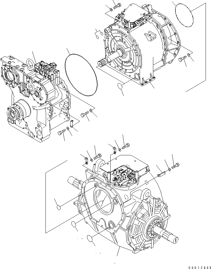 Схема запчастей Komatsu D475ASD-5E0 - СИЛОВАЯ ПЕРЕДАЧА (/)¤ COMPONENT СИЛОВАЯ ПЕРЕДАЧА И КОНЕЧНАЯ ПЕРЕДАЧА