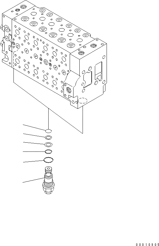 Схема запчастей Komatsu D475ASD-5E0 - ОСНОВН. КЛАПАН (7/) ОСНОВН. КОМПОНЕНТЫ И РЕМКОМПЛЕКТЫ