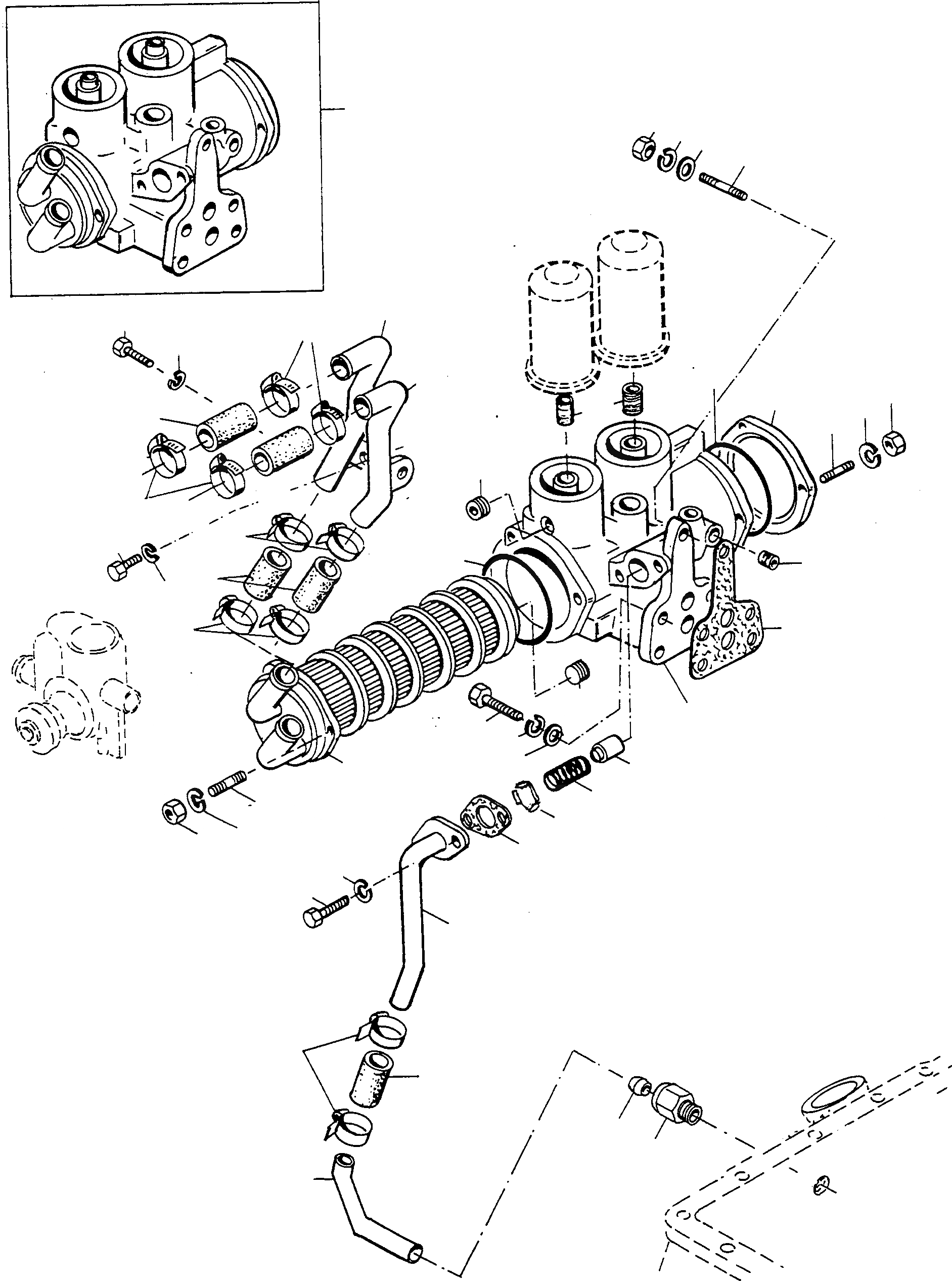 Схема запчастей Komatsu D500E Turbo - ДВИГАТЕЛЬ МАСЛ. ОХЛАЖД-Е ДВИГАТЕЛЬ, АКСЕССУАРЫ И ЭЛЕКТРИЧ. СИСТЕМА