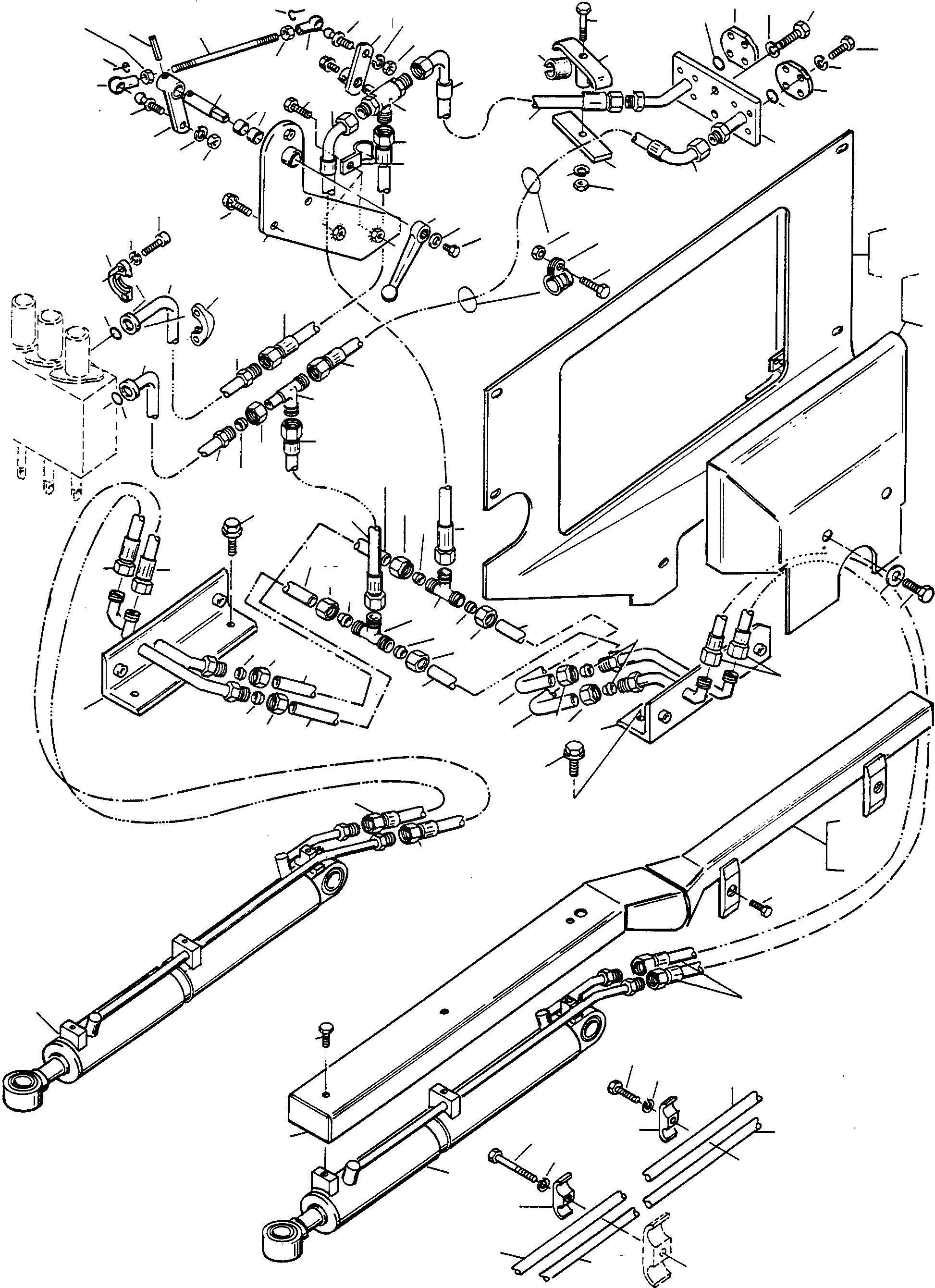 Схема запчастей Komatsu D540E - SWIVELING DEVICE, PAT-ОТВАЛ ОБОРУД-Е