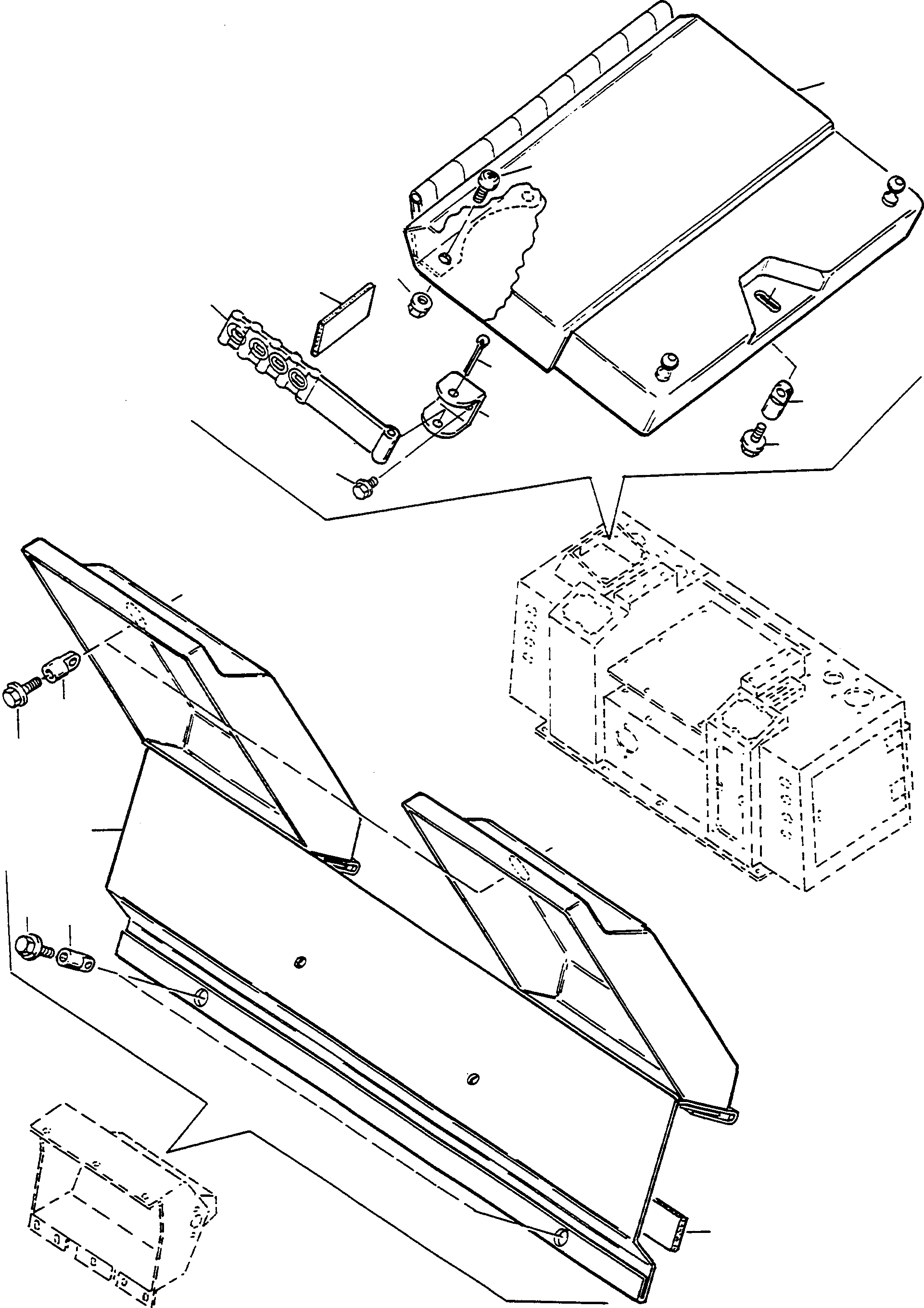 Схема запчастей Komatsu D540E - INSTRUMENT COVER ОБОРУД-Е