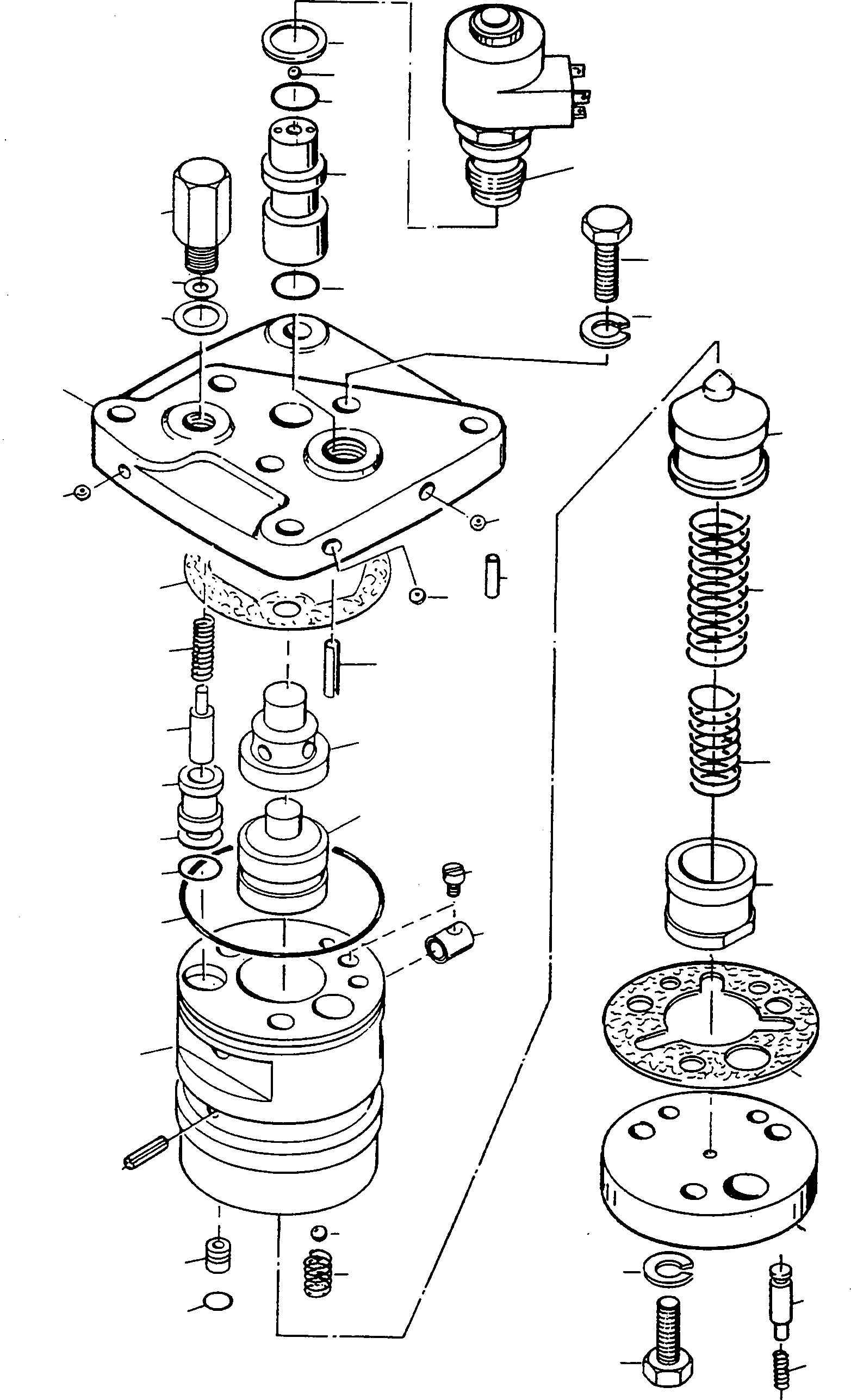 Схема запчастей Komatsu D540E - PRESSURE REGULATING КЛАПАН POWERSHIFT ТРАНСМИССИЯ