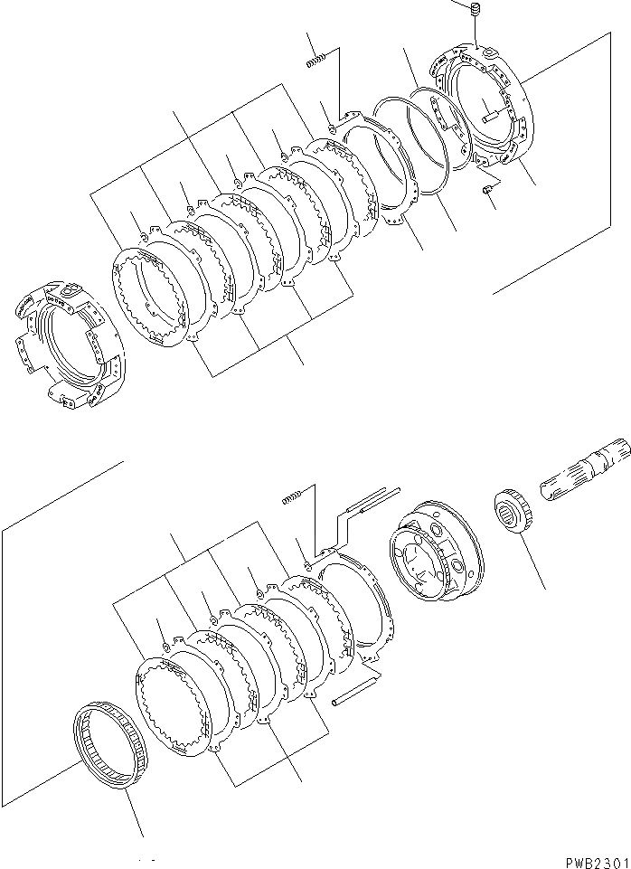 Схема запчастей Komatsu D575A-2 - ТРАНСМИССИЯ (/)¤ КОЖУХ (/) (SUPER DOZER)(№-) ГТР CONVERTOR¤ ТРАНСМИССИЯ¤ РУЛЕВ. УПРАВЛЕНИЕ И КОНЕЧНАЯ ПЕРЕДАЧА