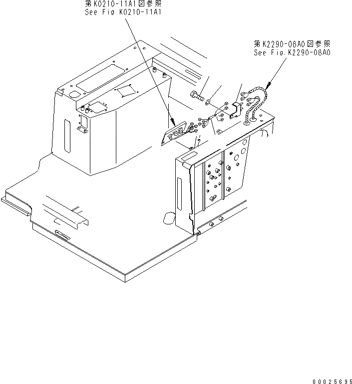 Схема запчастей Komatsu D575A-3 - КОНДИЦ. ВОЗДУХА ПАНЕЛЬ Э/ПРОВОДКА(№-) КАБИНА ОПЕРАТОРА И СИСТЕМА УПРАВЛЕНИЯ