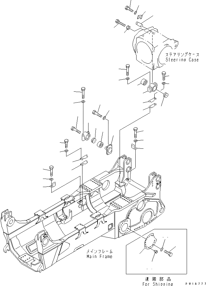 Схема запчастей Komatsu D575A-2 - СИЛОВАЯ ЛИНИЯ КРЕПЛЕНИЕ ГТР CONVERTOR¤ ТРАНСМИССИЯ¤ РУЛЕВ. УПРАВЛЕНИЕ И КОНЕЧНАЯ ПЕРЕДАЧА