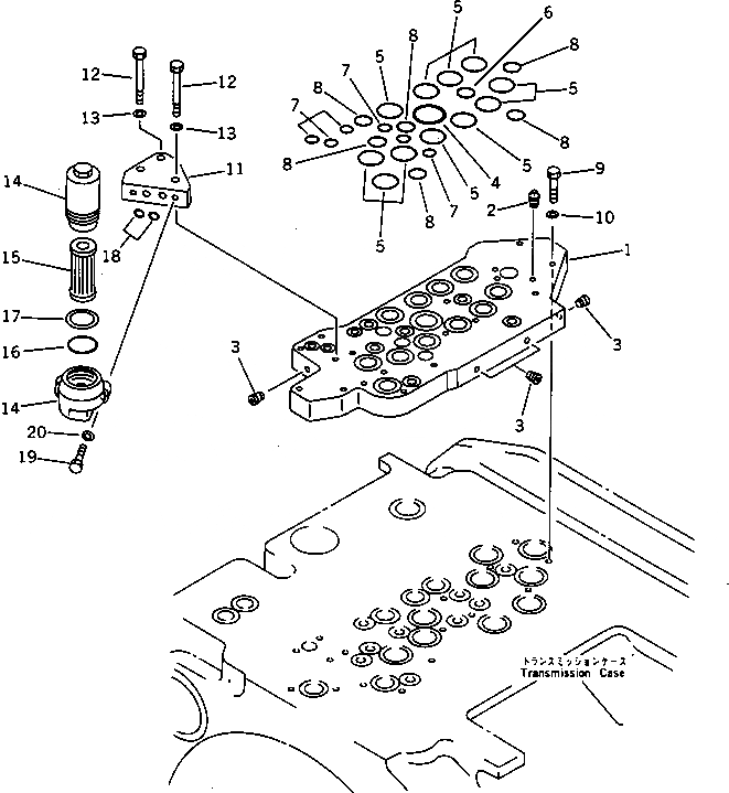 Схема запчастей Komatsu D575A-2 - КЛАПАН ТРАНСМИССИИ СИДЕНЬЕ ГТР CONVERTOR¤ ТРАНСМИССИЯ¤ РУЛЕВ. УПРАВЛЕНИЕ И КОНЕЧНАЯ ПЕРЕДАЧА