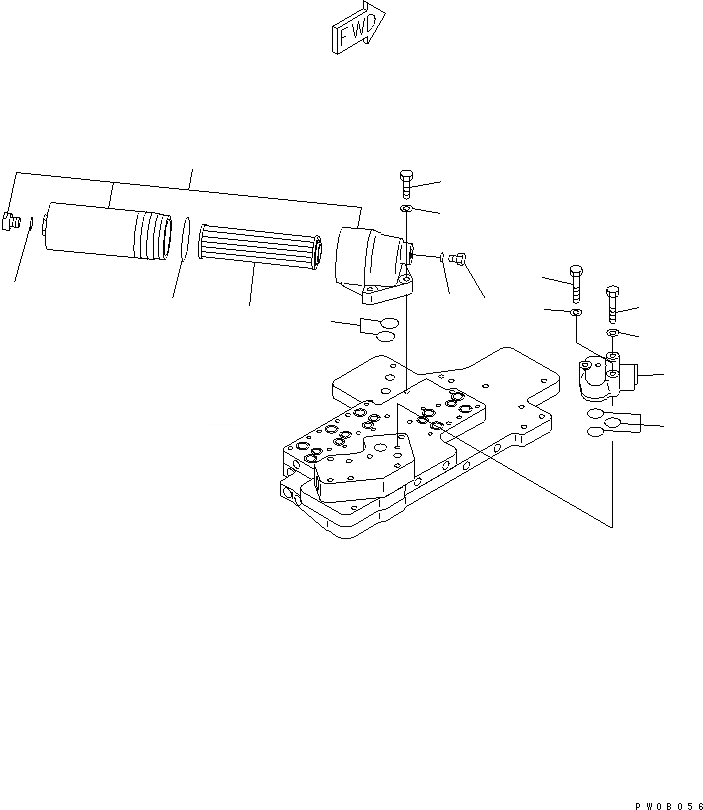 Схема запчастей Komatsu D575A-3 - КЛАПАН УПРАВЛЕНИЯ ТРАНСМИССИЕЙ (ФИЛЬТР.) ГТР CONVERTOR¤ ТРАНСМИССИЯ¤ РУЛЕВ. УПРАВЛЕНИЕ И КОНЕЧНАЯ ПЕРЕДАЧА
