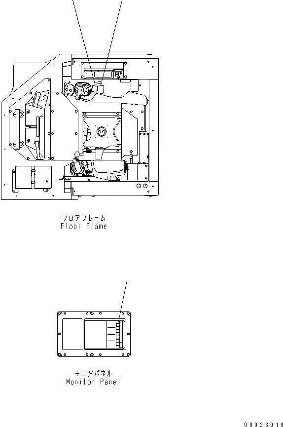 Схема запчастей Komatsu D575A-3 - ПРЕДУПРЕЖДАЮЩ. МАРКИРОВКА (ДЛЯ SUPER DOZER)(№-) КАБИНА ОПЕРАТОРА И СИСТЕМА УПРАВЛЕНИЯ