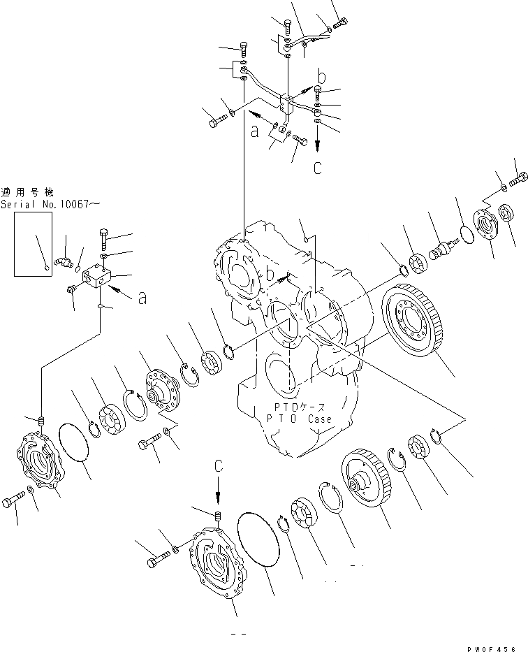 Схема запчастей Komatsu D575A-3-M - МЕХ-М ОТБОРА МОЩНОСТИ (/) ГТР CONVERTOR¤ ТРАНСМИССИЯ¤ РУЛЕВ. УПРАВЛЕНИЕ И КОНЕЧНАЯ ПЕРЕДАЧА