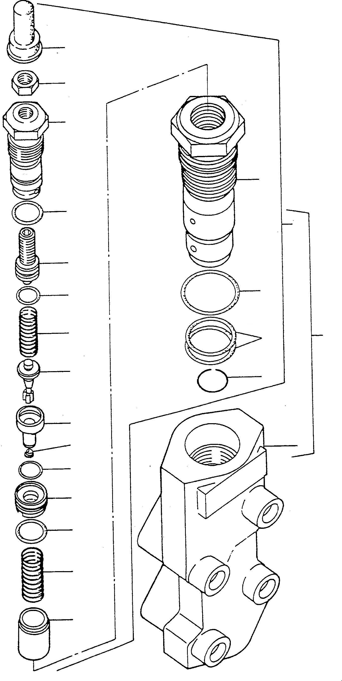 Схема запчастей Komatsu D600D - PRESSURE LIMITING КЛАПАН ГИДРАВЛИКА