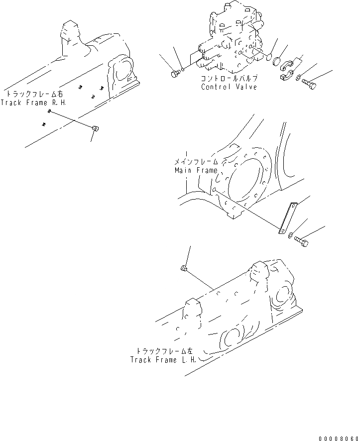 Схема запчастей Komatsu D60P-12-E - ANGLE ЗАГЛУШКА ГИДРАВЛИКА