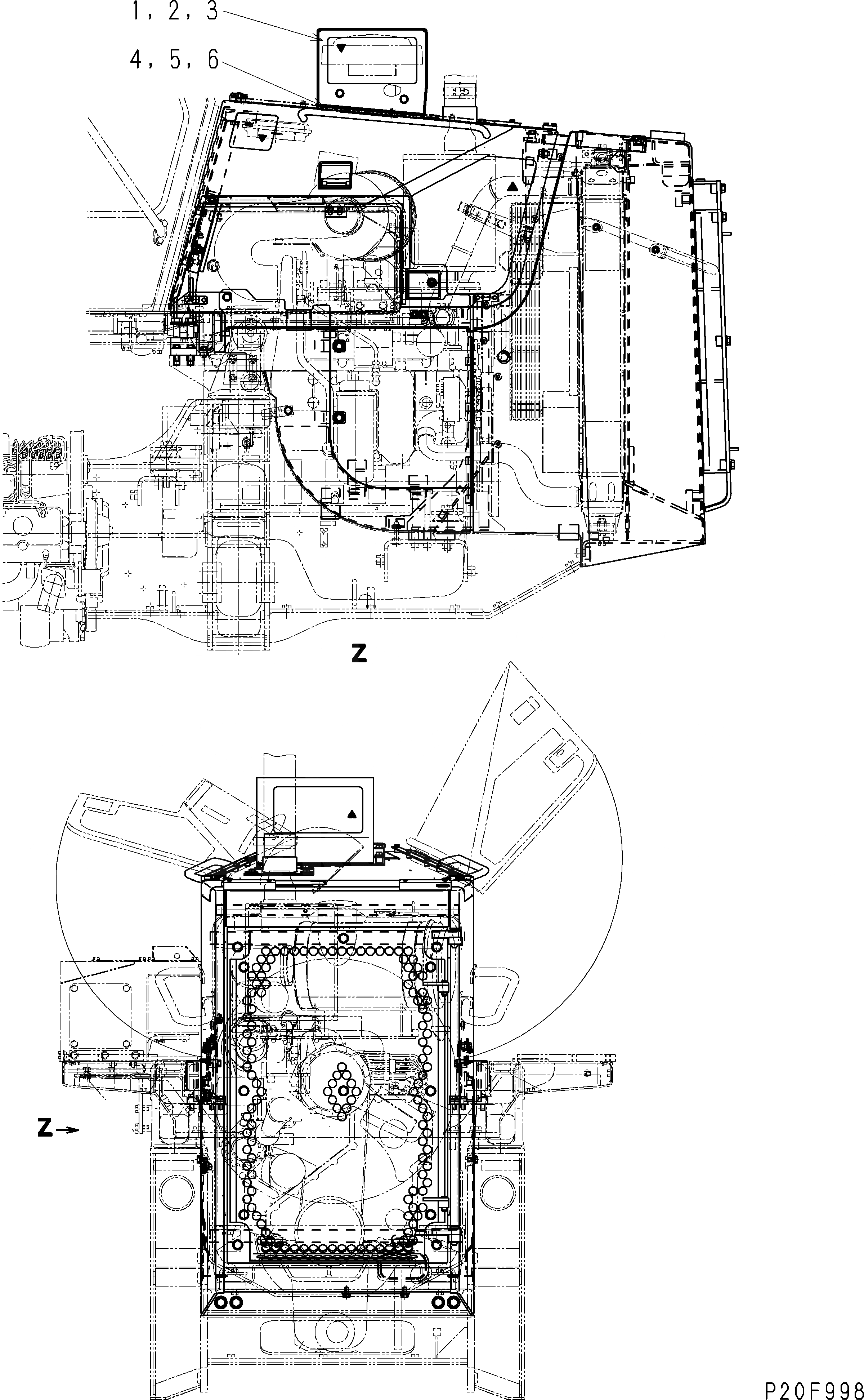 Схема запчастей Komatsu D61E-12 - INTAKE ЧАСТИ КОРПУСА (ДЛЯ СНГ)(№8-) ЧАСТИ КОРПУСА