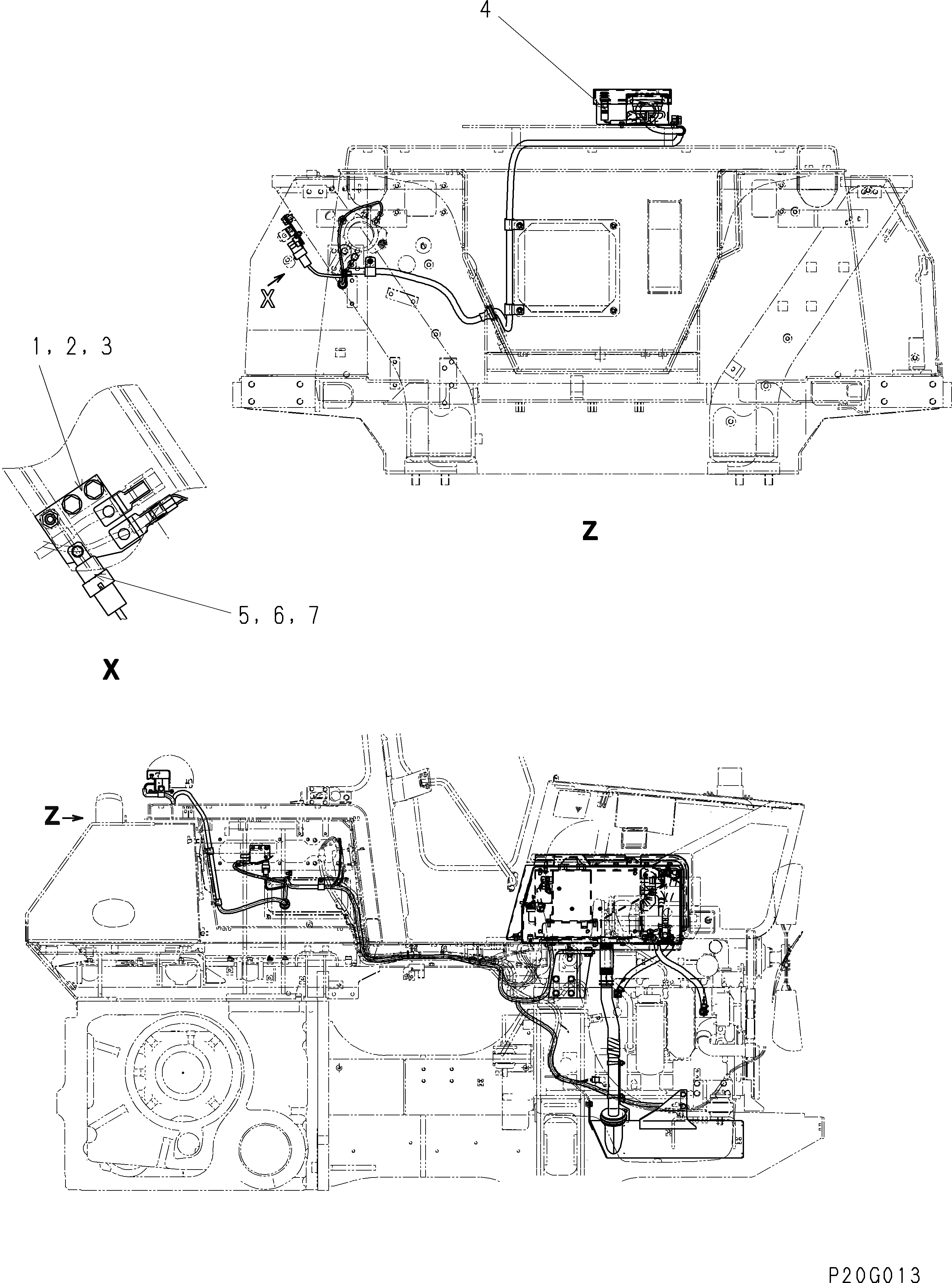 Схема запчастей Komatsu D61E-12 - ХЛАДАГЕНТ ПРЕДПУСКОВ. ПОДОГРЕВ (ОБОГРЕВАТЕЛЬ. ЭЛЕКТРОПРОВОДКА) (ПЕРЕКЛЮЧАТЕЛЬ) (/) (ДЛЯ СНГ)(№8-) РАЗНОЕ