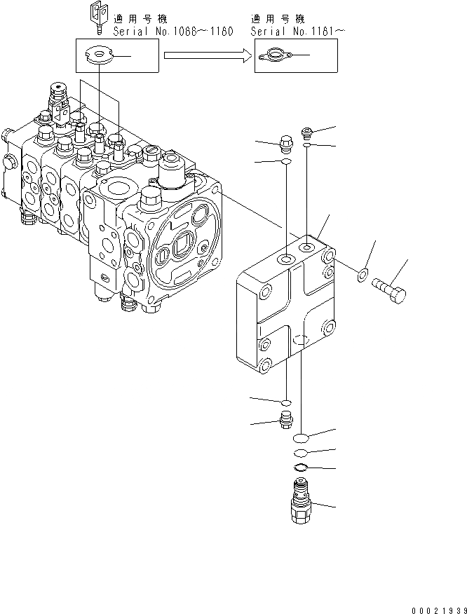 Схема запчастей Komatsu D61EX-12 - ОСНОВН. КЛАПАН (-КЛАПАН) (/) (ДЛЯ PAT DOZER И РЫХЛИТЕЛЬ) (КРОМЕ ЯПОН.) ОСНОВН. КОМПОНЕНТЫ И РЕМКОМПЛЕКТЫ