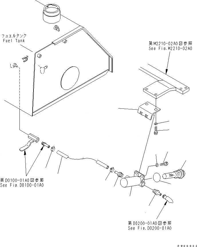 Схема запчастей Komatsu D61P-12 - ПРИВОД ВЕНТИЛЯТОРА КОМПОНЕНТЫ ДВИГАТЕЛЯ
