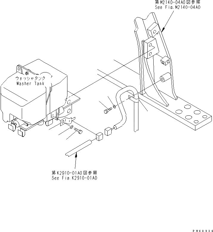 Схема запчастей Komatsu D61P-12 - ОХЛАЖД-Е (РАДИАТОР) СИСТЕМА ОХЛАЖДЕНИЯ
