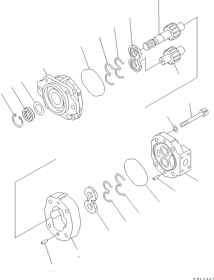 Схема запчастей Komatsu D61P-12 - МАРКИРОВКА (КИТАЙ) (DP) МАРКИРОВКА
