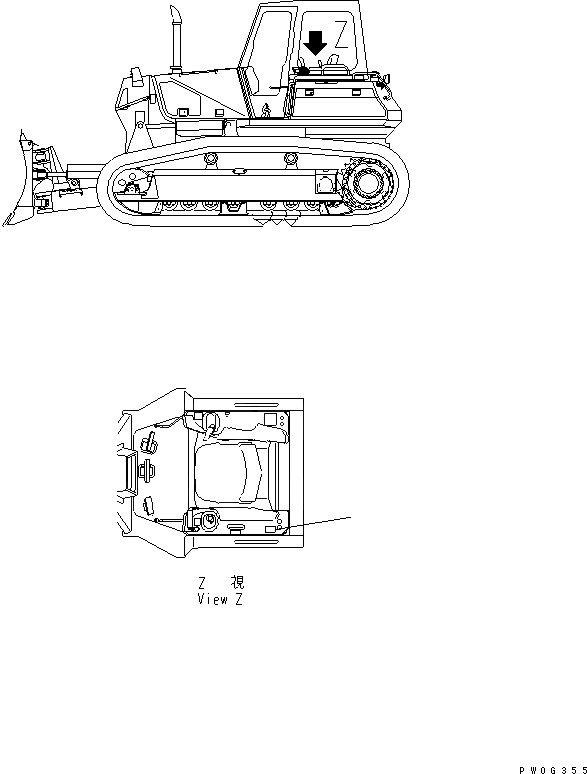 Схема запчастей Komatsu D61PX-12 - ТАБЛИЧКИS (ЯПОН.) (ДЛЯ КАБИНЫ) (С КОНДИЦИОНЕРОМ)(№8-) МАРКИРОВКА