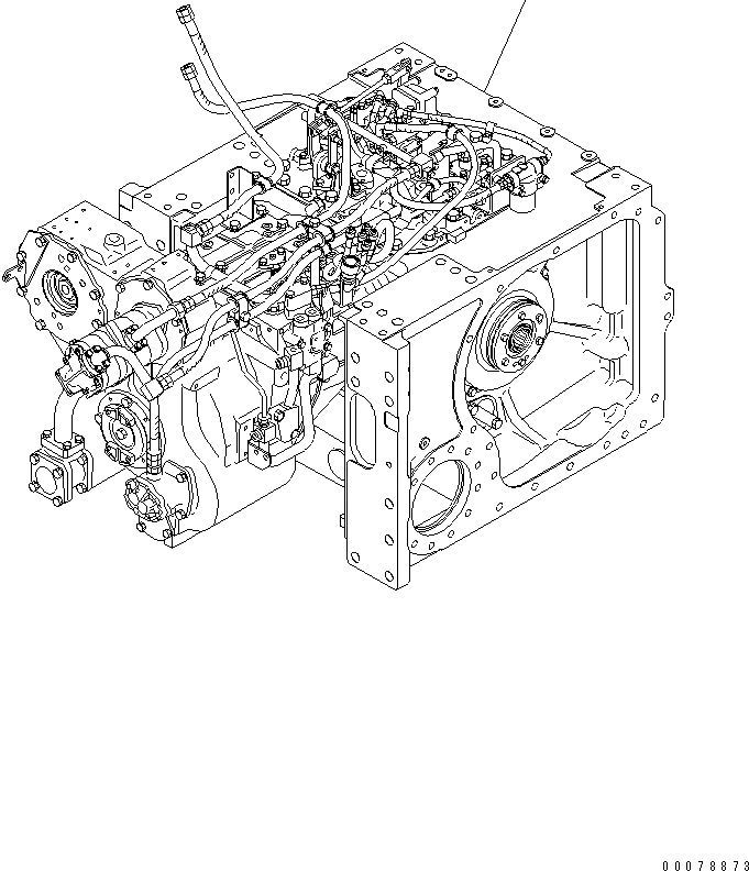 Схема запчастей Komatsu D63E-12 - СИЛОВАЯ ПЕРЕДАЧА СИЛОВАЯ ПЕРЕДАЧА И КОНЕЧНАЯ ПЕРЕДАЧА