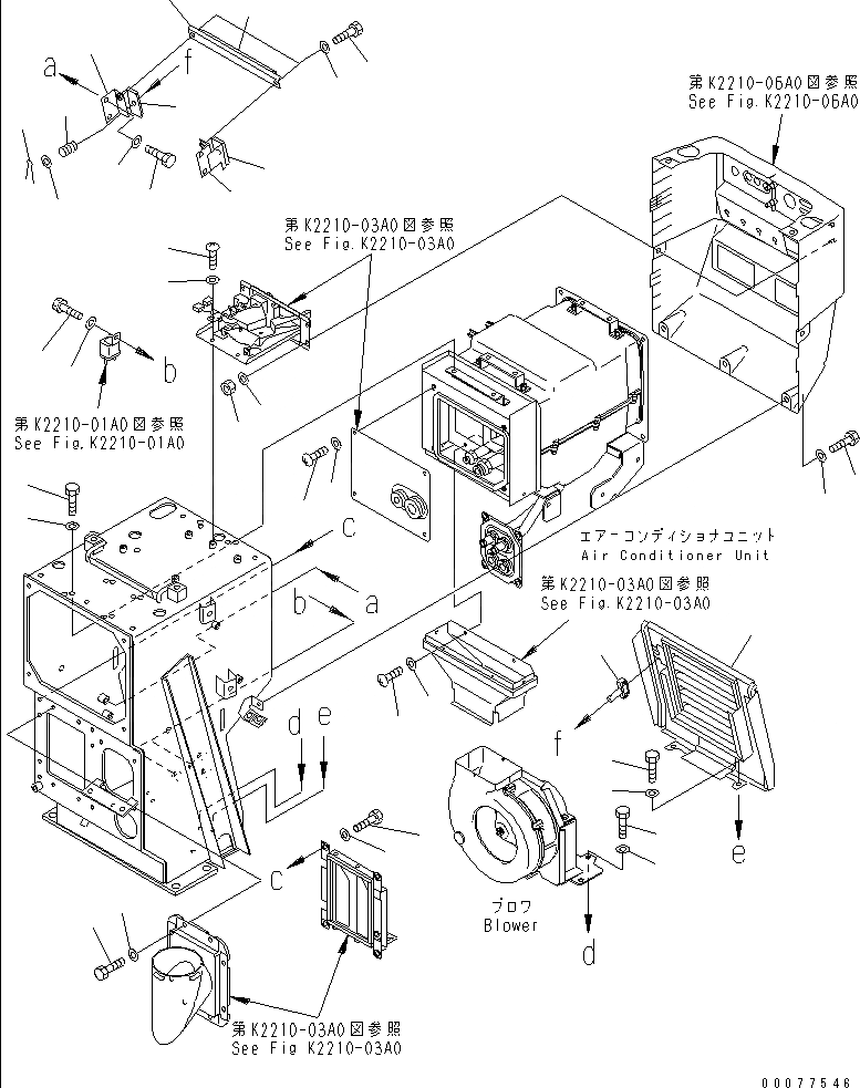 Схема запчастей Komatsu D63E-12 - ПРИБОРНАЯ ПАНЕЛЬ (ФИЛЬТР. COVER) КАБИНА ОПЕРАТОРА И СИСТЕМА УПРАВЛЕНИЯ