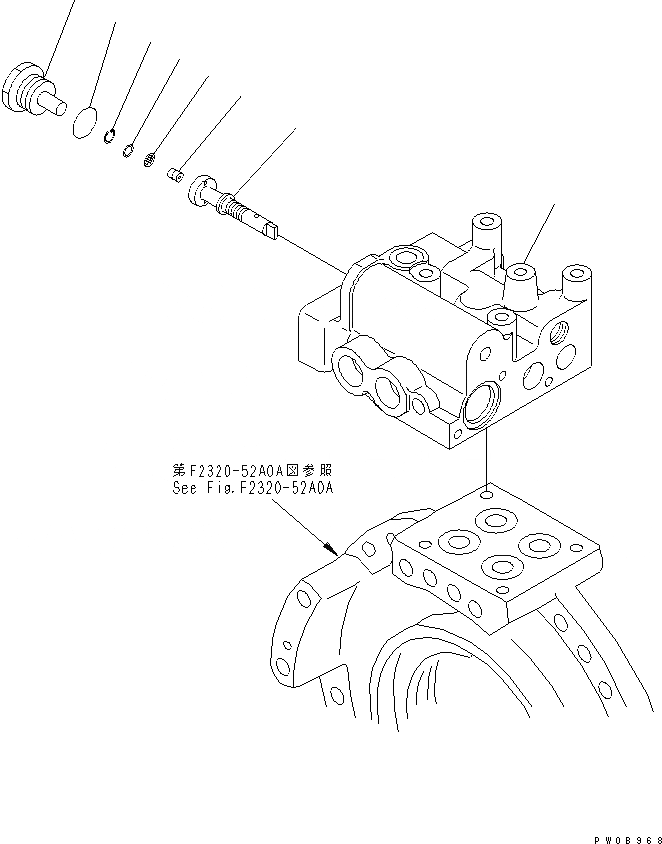 Схема запчастей Komatsu D65E-12-E - ТРАНСМИССИЯ (QUICK ВОЗВРАТ. КЛАПАН)(№-) СИЛОВАЯ ПЕРЕДАЧА И КОНЕЧНАЯ ПЕРЕДАЧА