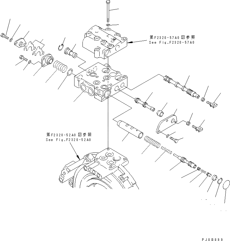 Схема запчастей Komatsu D65E-12-E - ТРАНСМИССИЯ (MODULATING КЛАПАН)(№9-7) СИЛОВАЯ ПЕРЕДАЧА И КОНЕЧНАЯ ПЕРЕДАЧА