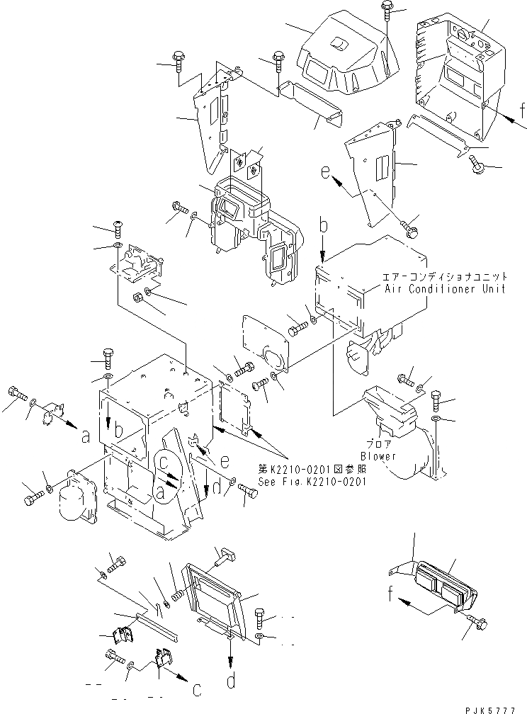 Схема запчастей Komatsu D65E-12 - ПРИБОРНАЯ ПАНЕЛЬ (ВОЗДУХОВОДЫ И COVER) (ДЛЯ СНГ)(№7-) КАБИНА ОПЕРАТОРА И СИСТЕМА УПРАВЛЕНИЯ