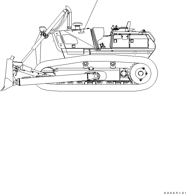 Схема запчастей Komatsu D65EX-15 - МАРКИРОВКА (БОЛЬШ.) МАРКИРОВКА