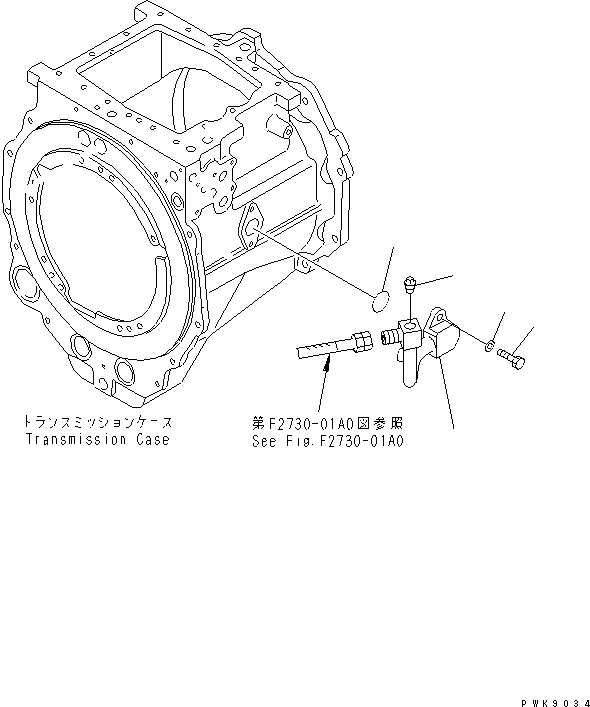 Схема запчастей Komatsu D65P-12-E - ТРАНСМИССИЯ (СМАЗКА МАСЛ. ВХОДН.) (D)(№88-) СИЛОВАЯ ПЕРЕДАЧА И КОНЕЧНАЯ ПЕРЕДАЧА