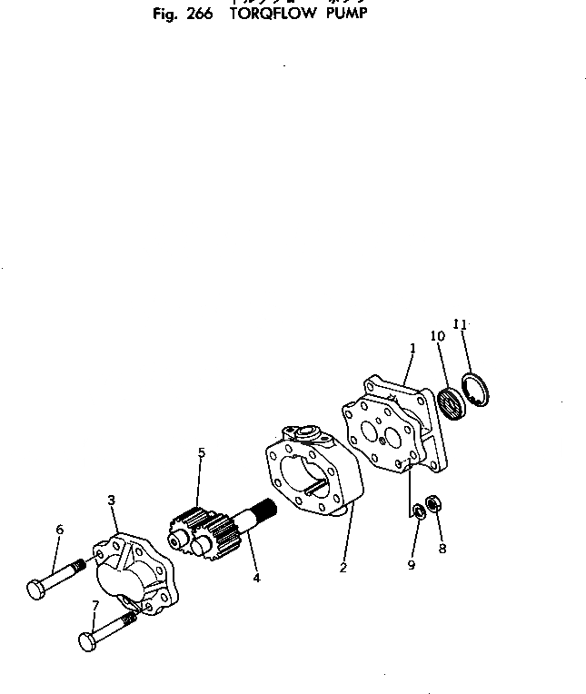 Схема запчастей Komatsu D65P-7 - ТОРКФЛОУ НАСОС ГИДРОТРАНСФОРМАТОР И ТРАНСМИССИЯ