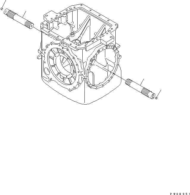 Схема запчастей Komatsu D65PX-12 - H.S.S (ГТР ВАЛ)(№-) СИЛОВАЯ ПЕРЕДАЧА И КОНЕЧНАЯ ПЕРЕДАЧА