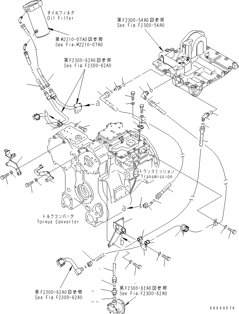 Схема запчастей Komatsu D65WX-15 - СИЛОВАЯ ЛИНИЯ (НАСОС КОМПОНЕНТЫ) СИЛОВАЯ ПЕРЕДАЧА И КОНЕЧНАЯ ПЕРЕДАЧА