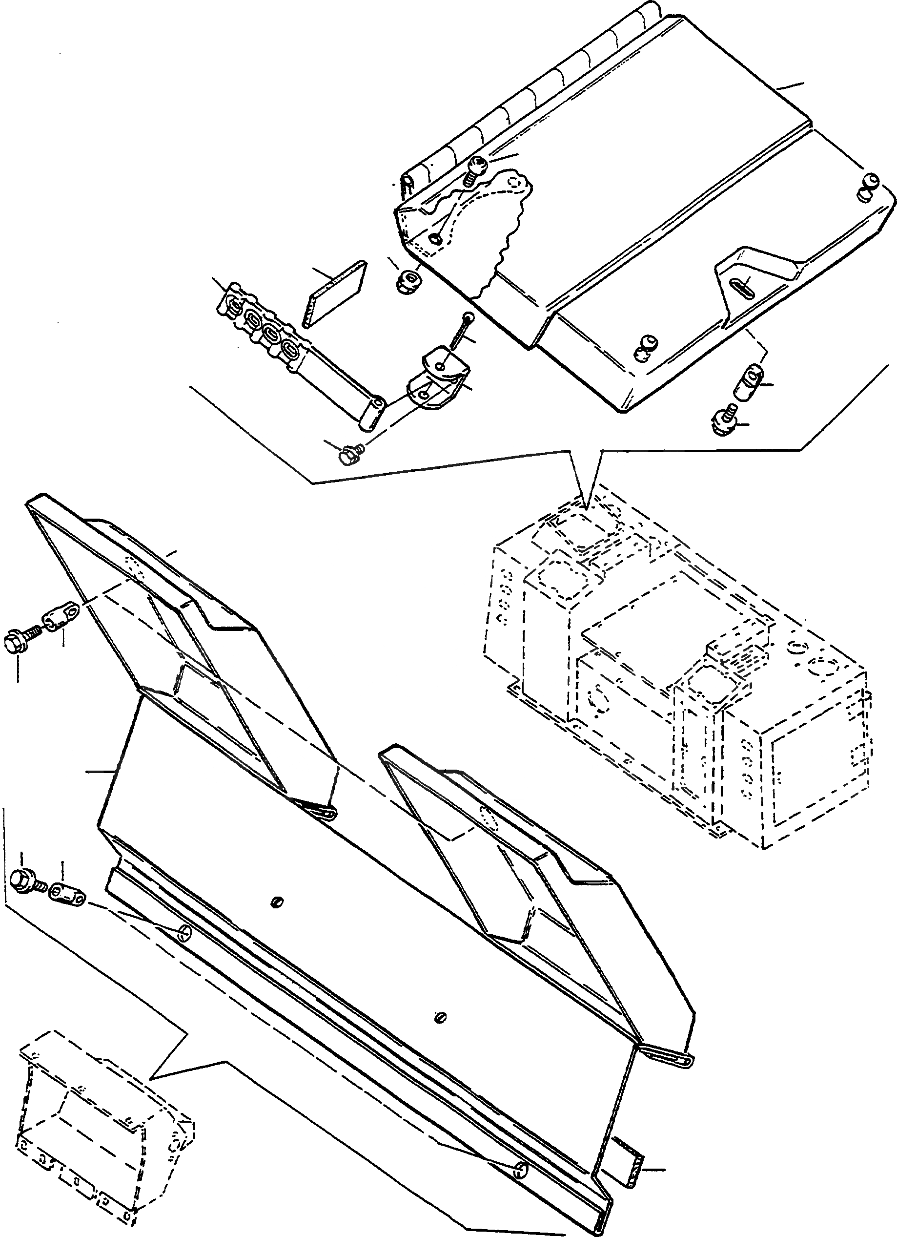 Схема запчастей Komatsu D670E - INSTRUMENT COVER ОБОРУД-Е