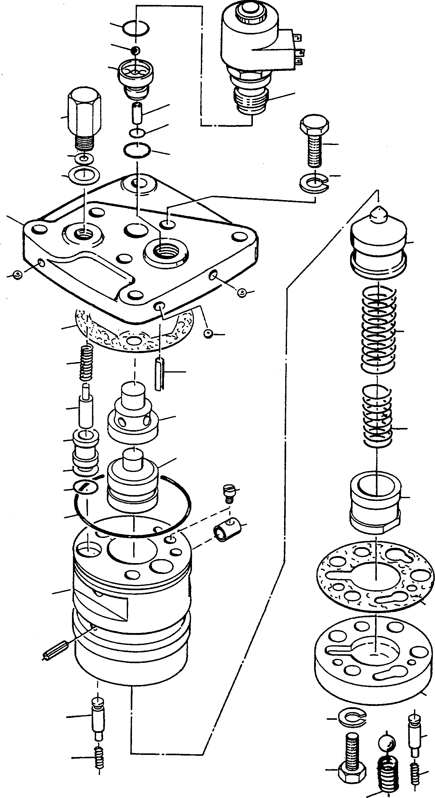 Схема запчастей Komatsu D670E - PRESSURE REGULATING КЛАПАН POWERSHIFT ТРАНСМИССИЯ