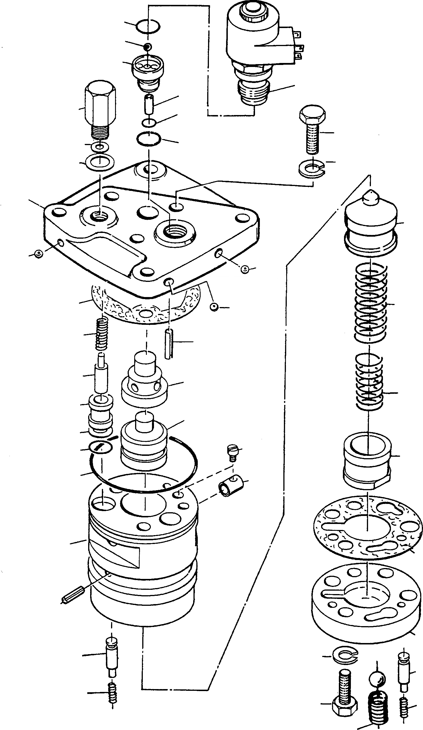 Схема запчастей Komatsu D670E - PRESSURE REGULATING КЛАПАН ТРАНСМИССИЯ И ЗАДН. МОСТ