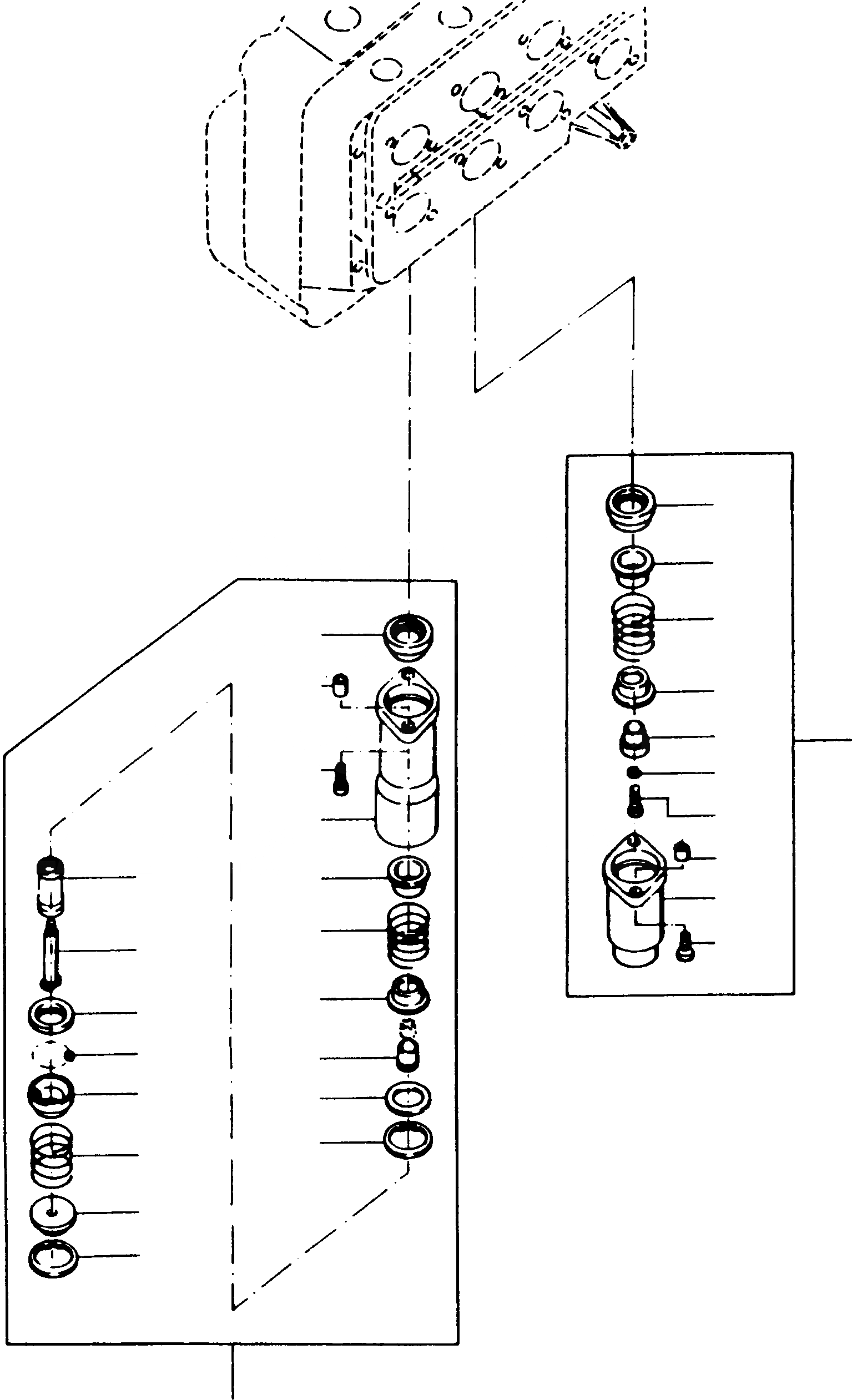 Схема запчастей Komatsu D700D Super - УПРАВЛЯЮЩ. КЛАПАН, TWO WAYS УПРАВЛЯЮЩ. КЛАПАН, TWO WAYS