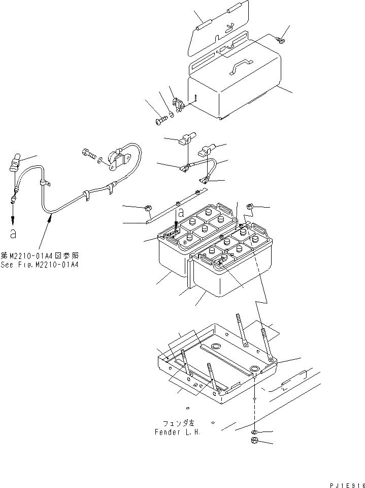 Схема запчастей Komatsu D85A-21B - АККУМУЛЯТОР (TОБОД КОЛЕСАMING ДЛЯ CHINA)(№78-) ЧАСТИ КОРПУСА