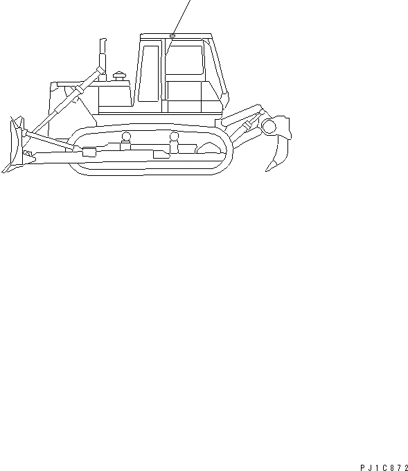 Схема запчастей Komatsu D85A-21 - ТАБЛИЧКИ (КРОМЕ ЯПОН.) (LIMITED ПОДАЮЩ.) (R.O.P.S) МАРКИРОВКА