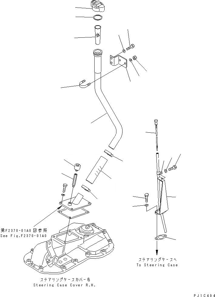 Схема запчастей Komatsu D85C-21-A - УРОВЕНЬ GAUGE ОСНОВН. РАМА И КОМПОНЕНТЫ