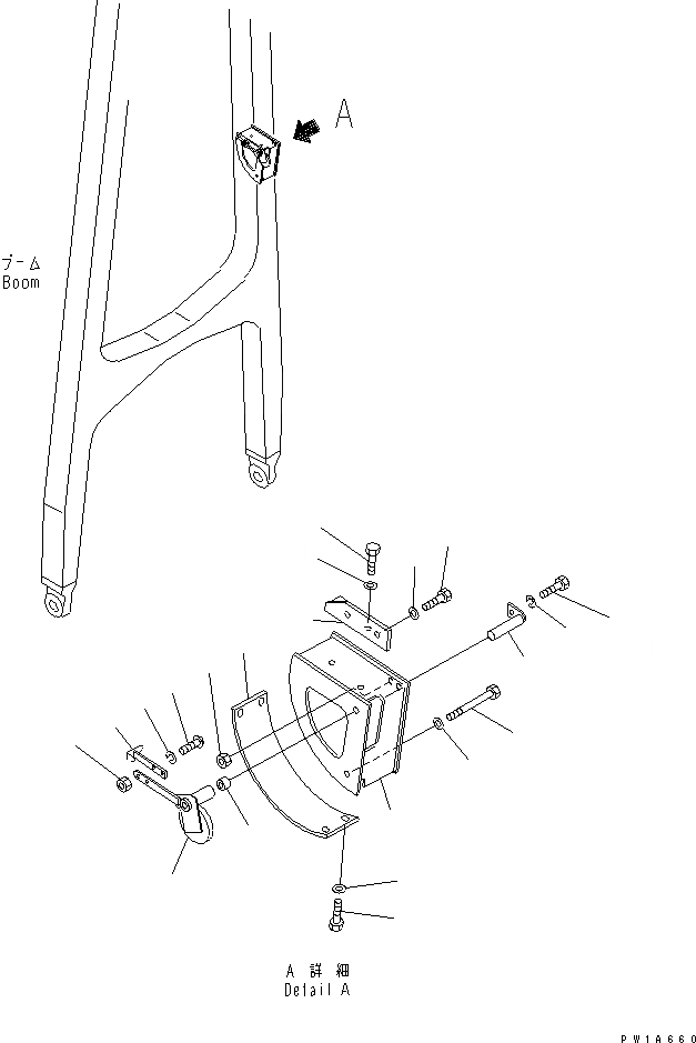 Схема запчастей Komatsu D85C-21-A - ANGLE GAUGE (.M) РАБОЧЕЕ ОБОРУДОВАНИЕ CONTOROL СИСТЕМА